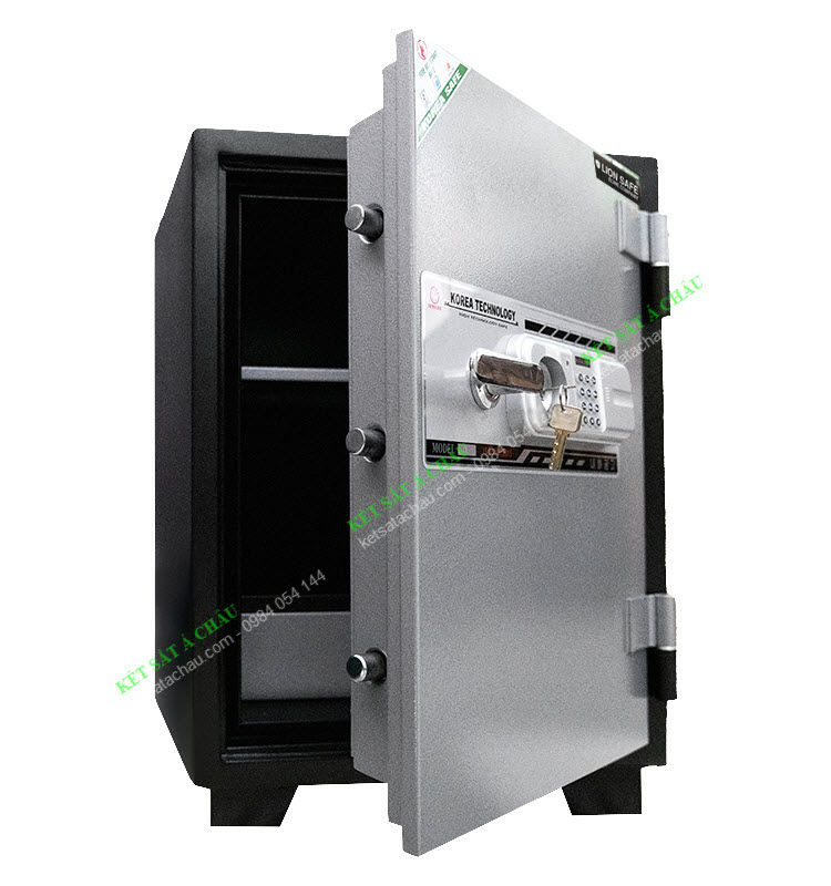 Két sắt lớn khóa điện tử chống trộm, chống cháy có két phụ, két con thân đứng 220kg Két sắt lớn khóa điện tử chống trộm, chống cháy có két phụ, két con thân đứng 220kg