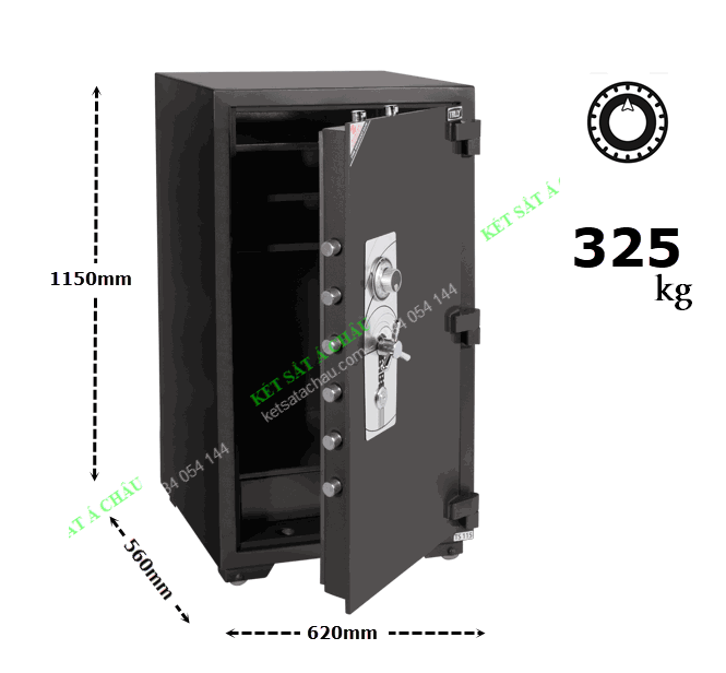 Két sắt siêu cường cao cấp, chống đập, cắt, khoan tầm trung thân đứng cao 1150mm