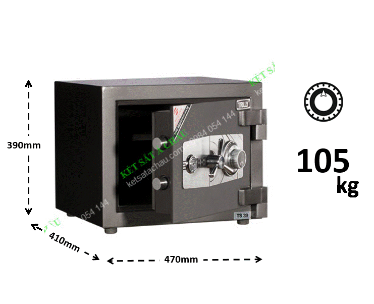 Két sắt siêu cường khóa điện tử chống đập xuất khẩu $titlesp - $hienthicat