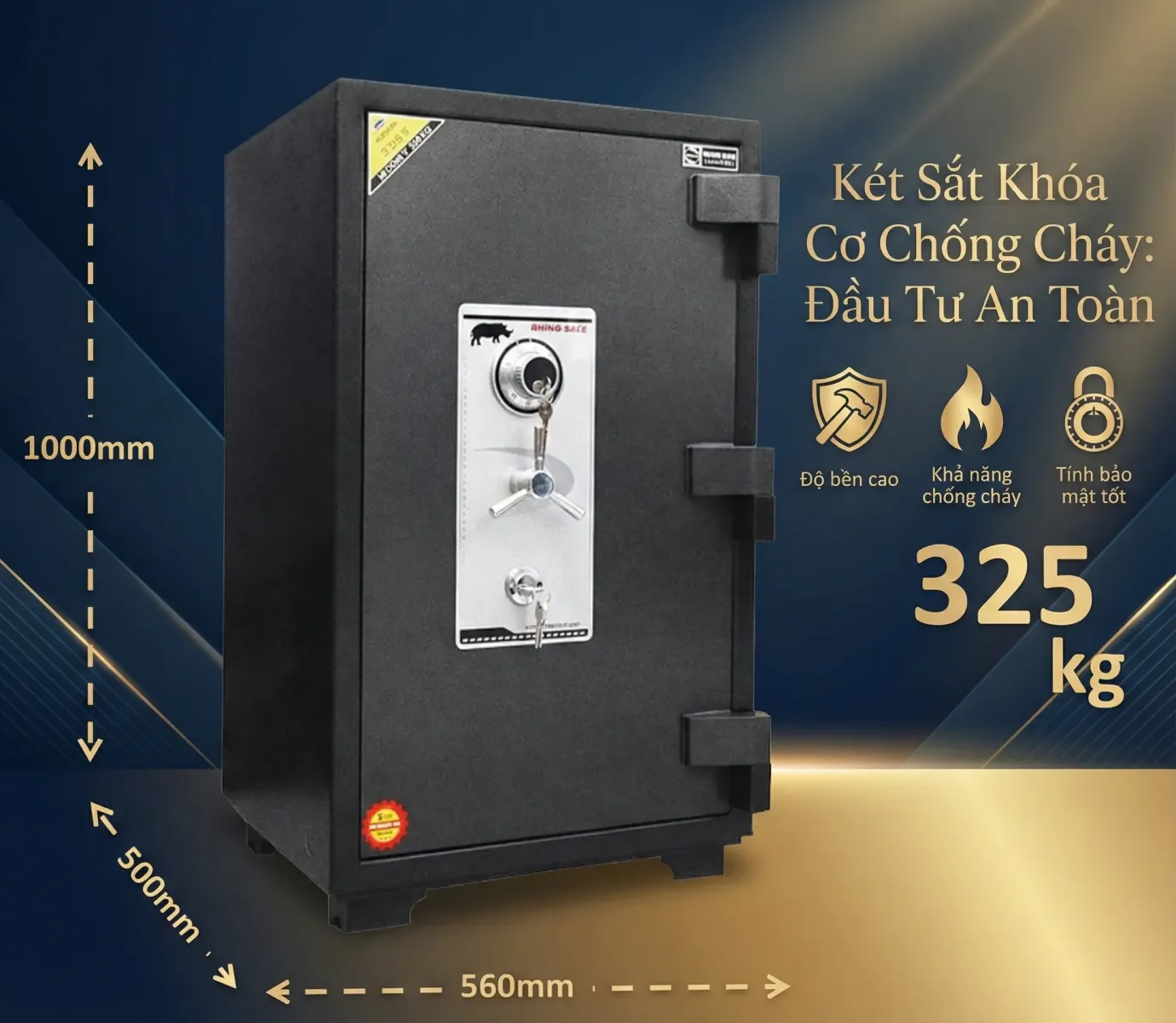 Két Sắt Khóa Cơ Chống Cháy: Đầu Tư An Toàn Hay Chỉ Là Lời Quảng Cáo?