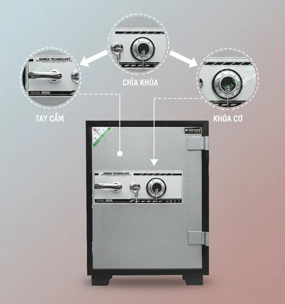 Két Sắt Khóa Cơ Là Gì? Những Ưu Điểm Vượt Trội So Với Khóa Điện Tử