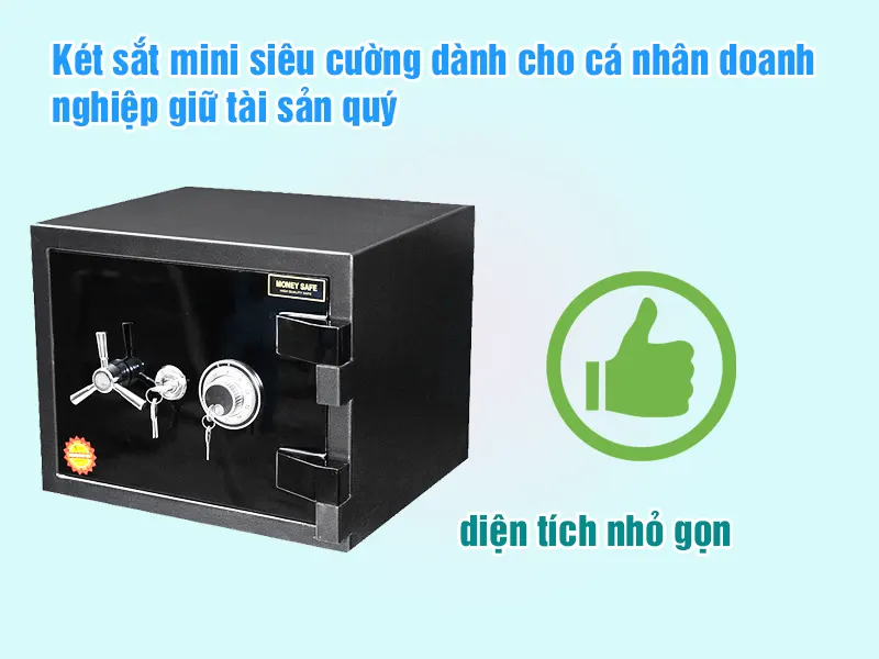 Két sắt mini siêu cường dành cho cá nhân doanh nghiệp giữ tài sản quý